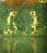 Gustav Klimt slottet kammer vid attersee oil painting reproduction